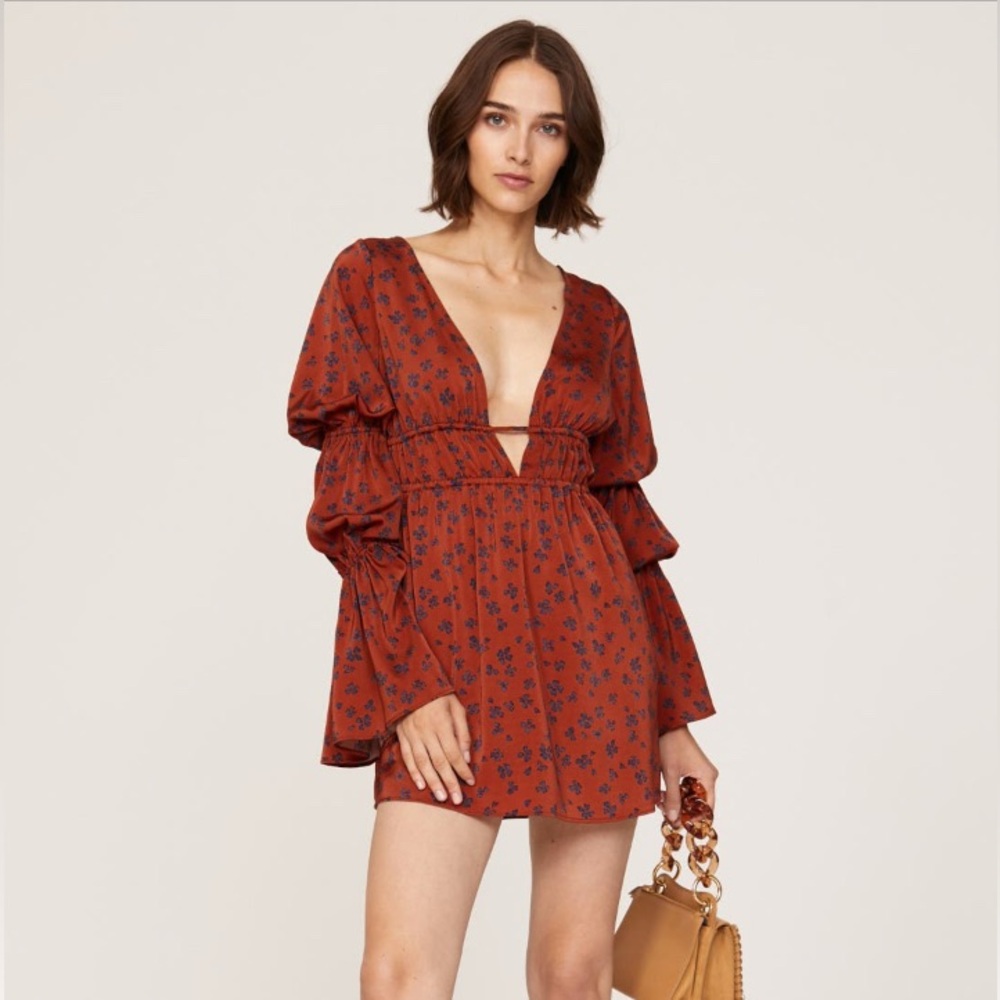 Tie Back Mini Dress